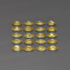 Sapphire Gemstone in 5.1 x 2.6 mm Size for Sale, Sapphire Stone in Yellow Color