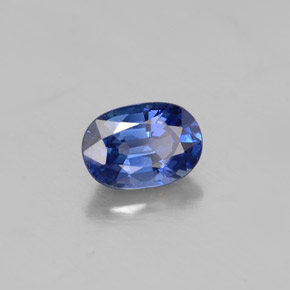 1.07 ct Blue Sapphire Stone, Natural Sapphire in Oval Facet Shape for Sale