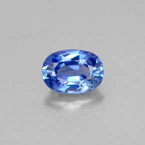 1.17 ct Blue Sapphire Gemstone, Sapphire Gem in Oval Facet Shape for Sale.