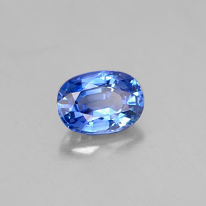1.17 ct Blue Sapphire Stone, Natural Sapphire in Oval Facet Shape for Sale