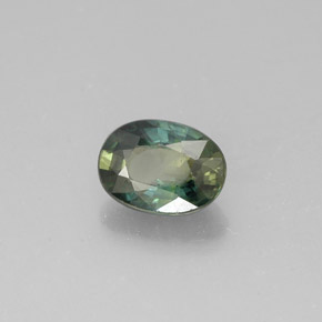 1.14 ct Multicolor Sapphire Stone, Natural Sapphire in Oval Facet Shape for Sale