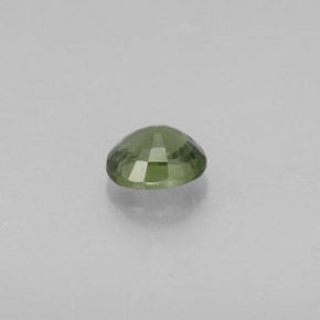 Sapphire Gemstone in 6.1 x 5.1 mm Size for Sale, Sapphire Stone in Green Color