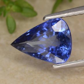 1.94 ct Blue Sapphire Stone, Natural Sapphire in Pear Facet Shape for Sale