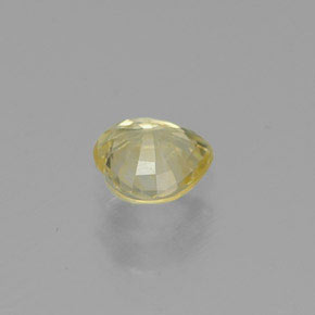 Sapphire Gemstone in 4.5 x 4.4 mm Size for Sale, Sapphire Stone in Yellow Color