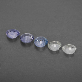 Sapphire Gemstones in 4.2 x 4.1 mm Size for Sale, Sapphire Stones in Multicolor Color
