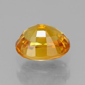 Sapphire Gemstone in 8 x 6 mm (calibrated) Size for Sale, Sapphire Stone in Yellow Golden Color