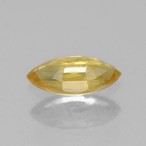 Sapphire Gemstone in 8 x 4 mm (calibrated) Size for Sale, Sapphire Stone in Golden Yellow Color