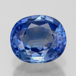 2.33 ct Blue Sapphire Gemstone, Sapphire Gem in Oval Facet Shape for Sale.