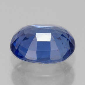 Sapphire Gemstone in 8.5 x 7.4 mm Size for Sale, Sapphire Stone in Blue Color