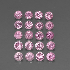 2.30 ct Pink Sapphire Stone, Natural Sapphire in Diamond-Cut Shape for Sale