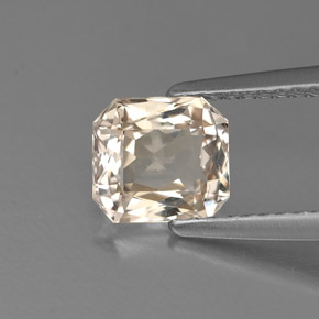 1.74 ct Yellow Sapphire Gemstone, Sapphire Gem in Octagon / Scissor Cut Shape for Sale.