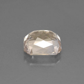 Sapphire Gemstone in 6.8 x 6.2 mm Size for Sale, Sapphire Stone in Light Golden Color