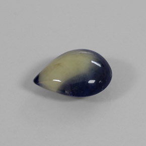 1.31 ct Bi-color Sapphire Stone, Natural Sapphire in Pear Cabochon Shape for Sale
