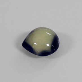 1.39 ct Bi-color Sapphire Stone, Natural Sapphire in Pear Cabochon Shape for Sale