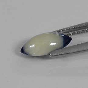 Sapphire Gemstone in 9 x 4.8 mm Size for Sale, Sapphire Stone in Bi-color Color