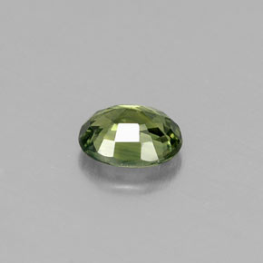 Sapphire Gemstone in 5.2 x 4.3 mm Size for Sale, Sapphire Stone in Yellowish Green Color