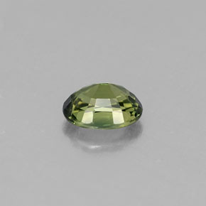 Sapphire Gemstone in 5.2 x 4.1 mm Size for Sale, Sapphire Stone in Yellowish Green Color
