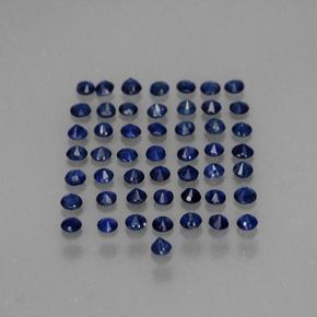 Sapphire Gemstone in 1.7 mm Size for Sale, Sapphire Stone in Blue Color