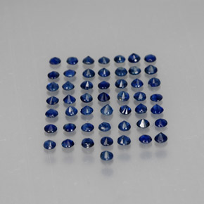Sapphire Gemstone in 1.7 mm Size for Sale, Sapphire Stone in Blue Color