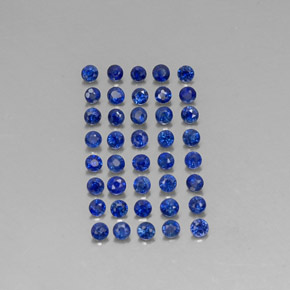 1.06 ct Blue Sapphire Stone, Natural Sapphire in Diamond-Cut Shape for Sale