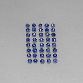 Sapphire Gemstone in 1.7 mm Size for Sale, Sapphire Stone in Deep Blue Color