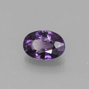 0.55 ct Violet Sapphire Stone, Natural Sapphire in Oval Facet Shape for Sale