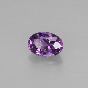 0.70 ct Violet Sapphire Stone, Natural Sapphire in Oval Facet Shape for Sale