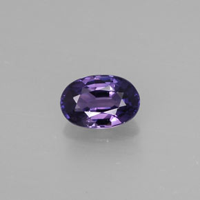 0.55 ct Violet Sapphire Gemstone, Sapphire Gem in Oval Facet Shape for Sale.