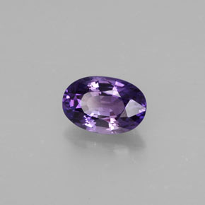 0.70 ct Violet Sapphire Stone, Natural Sapphire in Oval Facet Shape for Sale