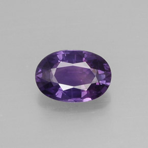 0.60 ct Violet Sapphire Gemstone, Sapphire Gem in Oval Facet Shape for Sale.