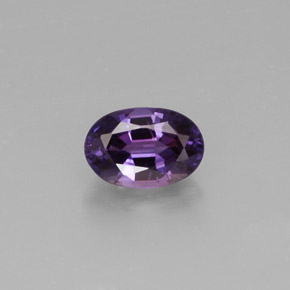 0.67 ct Violet Sapphire Gemstone, Sapphire Gem in Oval Facet Shape for Sale.