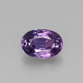 0.61 ct Violet Sapphire Gemstone, Sapphire Gem in Oval Facet Shape for Sale.