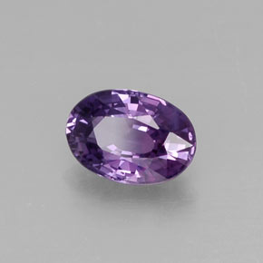 0.61 ct Violet Sapphire Stone, Natural Sapphire in Oval Facet Shape for Sale