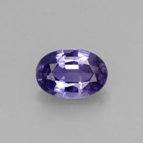 0.58 ct Violet Sapphire Gemstone, Sapphire Gem in Oval Facet Shape for Sale.