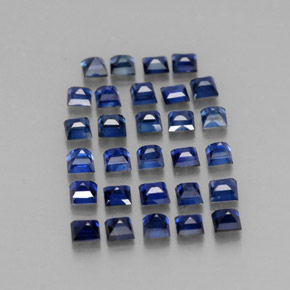 Sapphire Gemstone in 2 x 1.9 mm Size for Sale, Sapphire Stone in Deep Blue Color