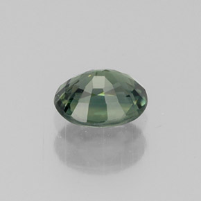 Sapphire Gemstone in 5.1 x 4.1 mm Size for Sale, Sapphire Stone in Green Color