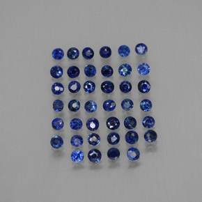 1.09 ct Blue Sapphire Gemstone, Sapphire Gem in Diamond-Cut Shape for Sale.