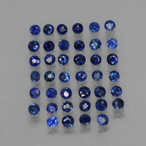 1.09 ct Blue Sapphire Stone, Natural Sapphire in Diamond-Cut Shape for Sale