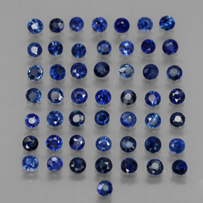 1.19 ct Blue Sapphire Stone, Natural Sapphire in Diamond-Cut Shape for Sale