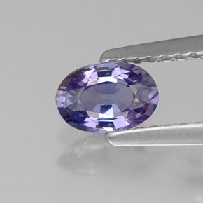 0.57 ct Violet Sapphire Gemstone, Sapphire Gem in Oval Facet Shape for Sale.