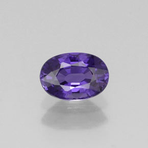 0.65 ct Violet Sapphire Gemstone, Sapphire Gem in Oval Facet Shape for Sale.