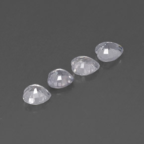 Sapphire Gemstone in 4.3 x 4.1 mm Size for Sale, Sapphire Stone in White Color