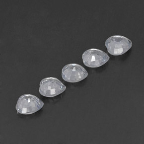 Sapphire Gemstone in 4.1 x 4 mm Size for Sale, Sapphire Stone in White Color