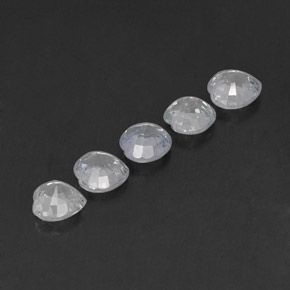 Sapphire Gemstone in 4 x 4 mm Size for Sale, Sapphire Stone in White Color