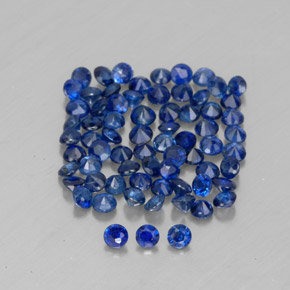 1.03 ct Blue Sapphire Gemstone, Sapphire Gem in Diamond-Cut Shape for Sale.