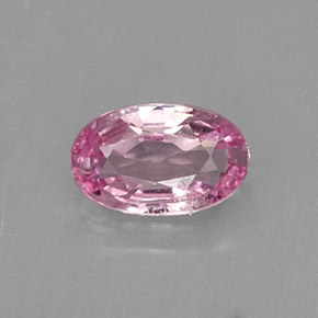 0.27 ct Pink Sapphire Gemstone, Sapphire Gem in Oval Facet Shape for Sale.