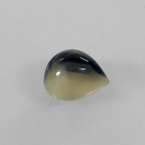 1.45 ct Bi-color Sapphire Stone, Natural Sapphire in Pear Cabochon Shape for Sale