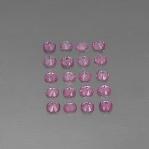 Sapphire Gemstone in 3 mm (calibrated) Size for Sale, Sapphire Stone in Pink Color