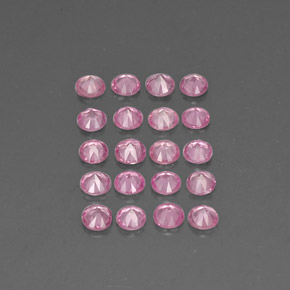 Sapphire Gemstone in 2.8 mm Size for Sale, Sapphire Stone in Pink Color