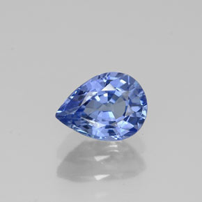 1.02 ct Blue Sapphire Gemstone, Sapphire Gem in Pear Facet Shape for Sale.